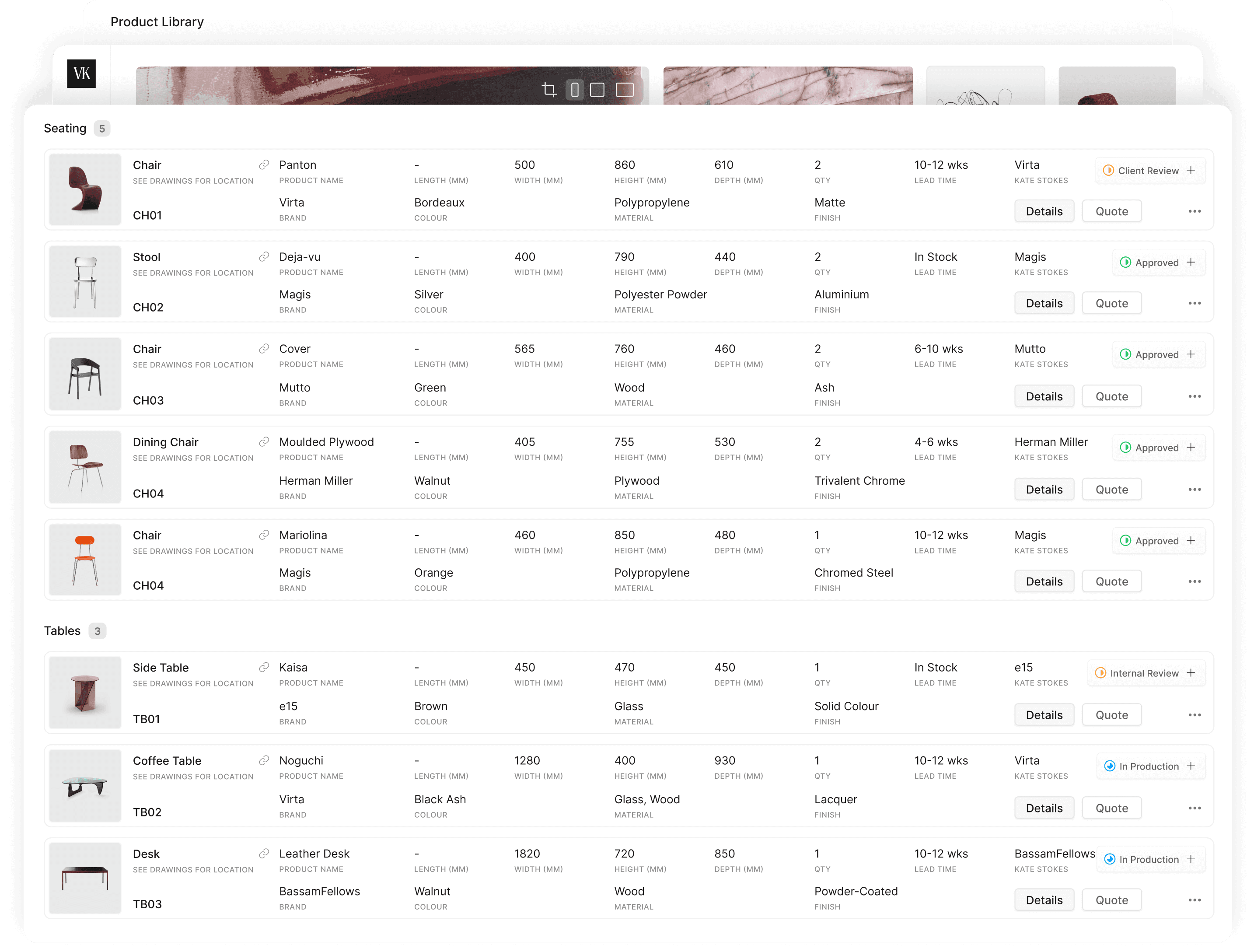 Fixtures Schedule